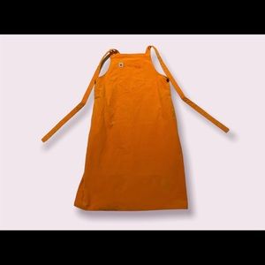 Lucy & Yak Organic Mini Pini Dress Courdery Overall Dungaree Size Medium